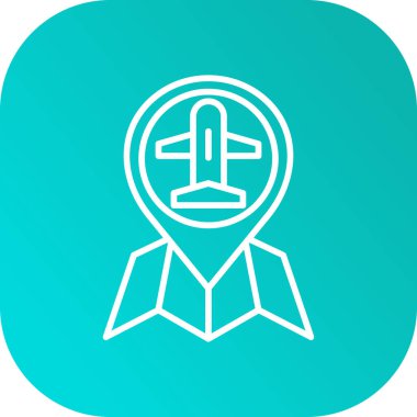 Hristiyan çizgi simgesi mavi arkaplanda izole edildi. Kilise kilisesi. Renkli taslak konsepti. vektör