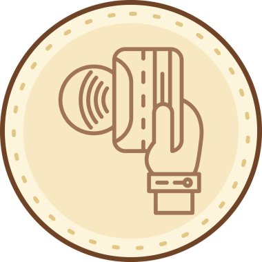 radyo simgesi vektör illüstrasyonu