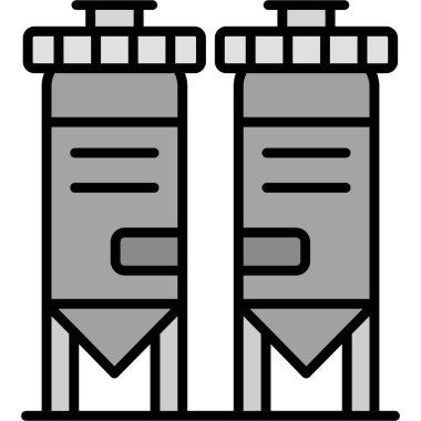 davul müzik enstrümanı simgesi ana hat biçiminde