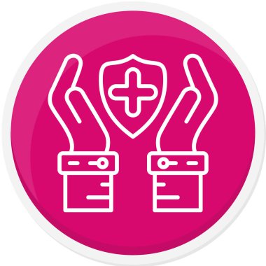 Tıbbi haç simgesinin vektör illüstrasyonu