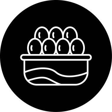 Gıda simgesinin vektör illüstrasyonu