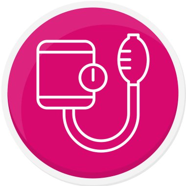 Fiş. Web simgesi basit illüstrasyon