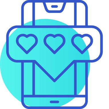 Sırt çantası. Web simgesi basit illüstrasyon