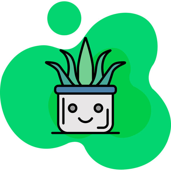 pot plant icon vector illustration