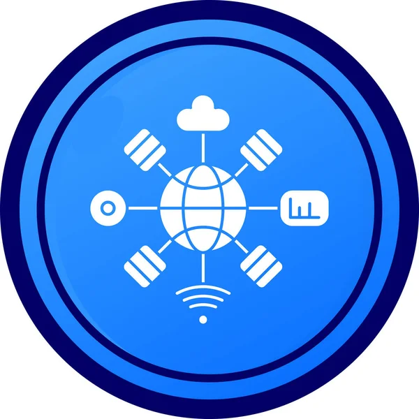 Bulut hesaplama. Web simgesi