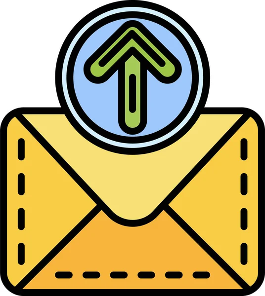 Zarf. Web simgesi basit illüstrasyon