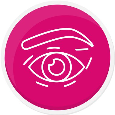 Bir gözün vektör illüstrasyonu