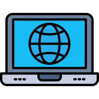 Web tasarım renk simgesi, geliştirme vektörü simgesi