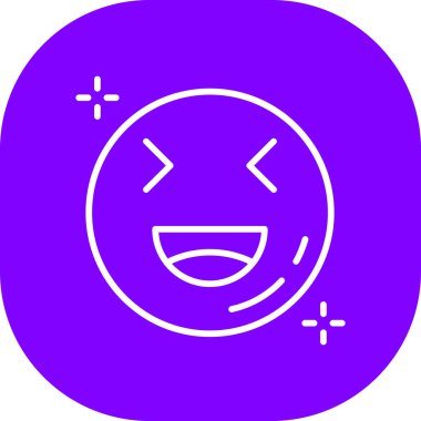 vektör emoji simgesi çizimi