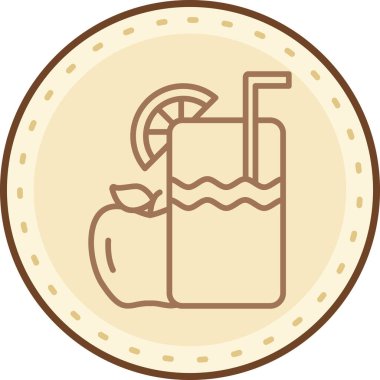 bira bardağı simgesi vektör çizim logosu