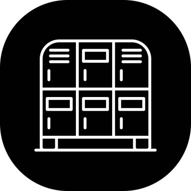 vector illustration of modern b lack icon of window