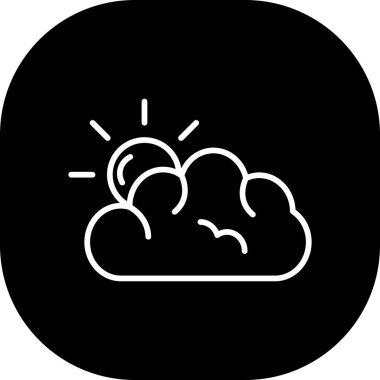 vektör Bulut simgesi illüstrasyonu