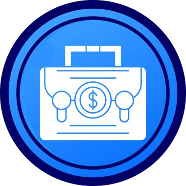 para çantası ikon vektör illüstrasyonu