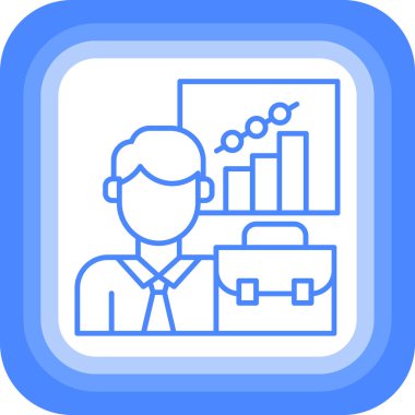 iş simgesi, vektör illüstrasyonu basit tasarım