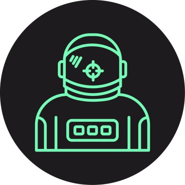 vector illustration of a man in a protective mask