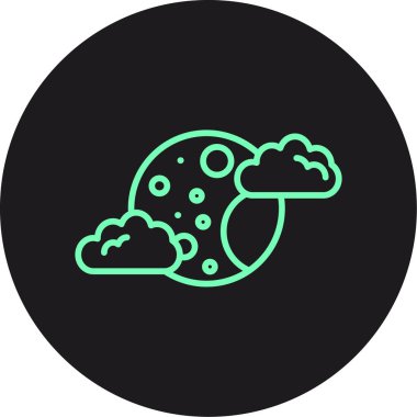 vektör bulut teknolojisi simgesi