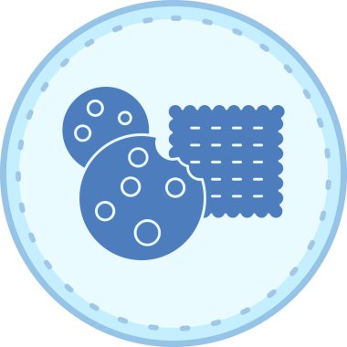 Hapların mavi ve beyaz ikonunun çizimi