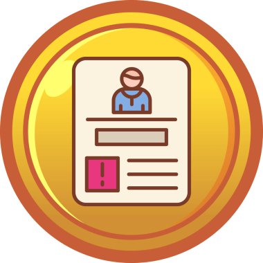 Kartvizit. Basit illüstrasyon