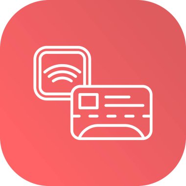 Modern simgenin vektör illüstrasyonu