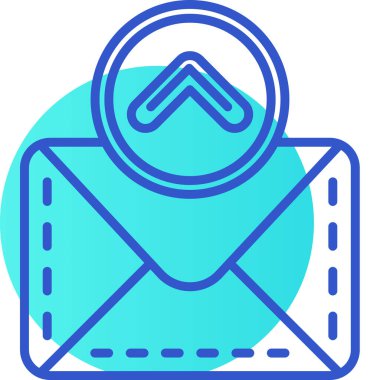 e-posta simgesi doldurulmuş - taslak biçimi