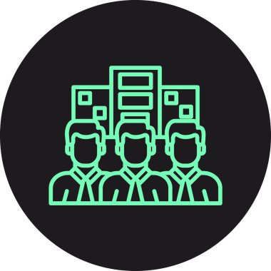 İş simgesinin vektör illüstrasyonu