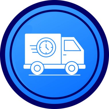 servis van vektör simgesi