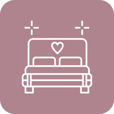 kanepe simgesi, modern vektör çizimi