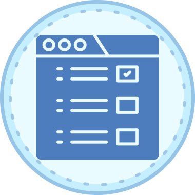 Web simgesi vektör illüstrasyonu