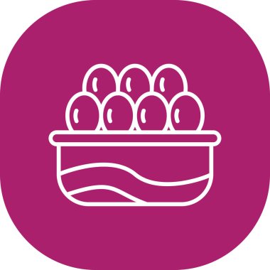 Yumurta Simgesi, Vektör illüstrasyonu