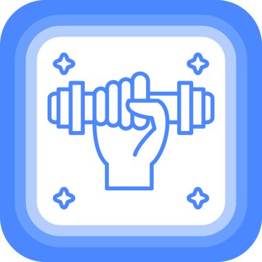 Dambıl. Web simgesi basit illüstrasyon