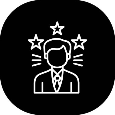 Yıldız simgesi vektör çizim tasarım