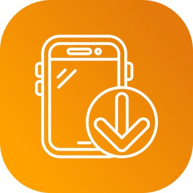 Telefon simgesi vektör illüstrasyonu