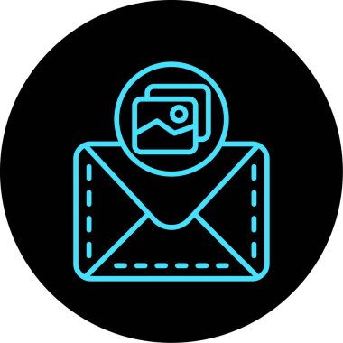 e- posta ileti vektörü simgesi