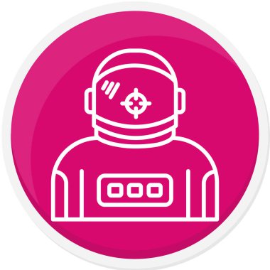 Bir robot simgesinin vektör illüstrasyonu