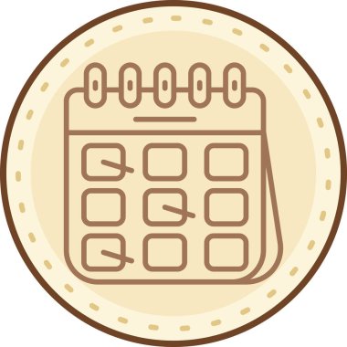 Çizgi film simgesinin vektör çizimi