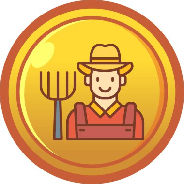 Çiftçi çiftçi ikonu