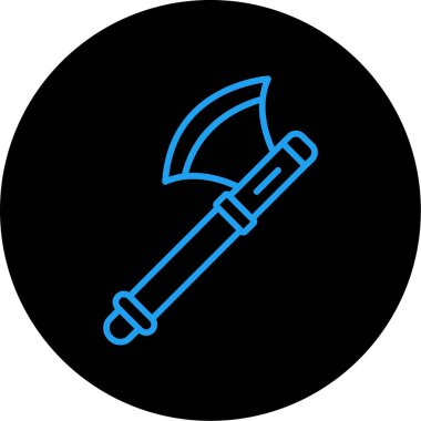 Axe simgesi, vektör illüstrasyonu