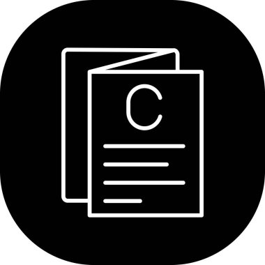 Vektör Belgesi Ico, vektör illüstrasyonu