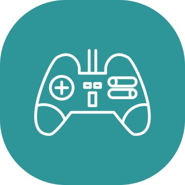 Oyun denetleyici simgesi. vektör illüstrasyonu