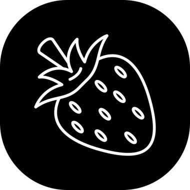 Ananas simgesinin vektör illüstrasyonu