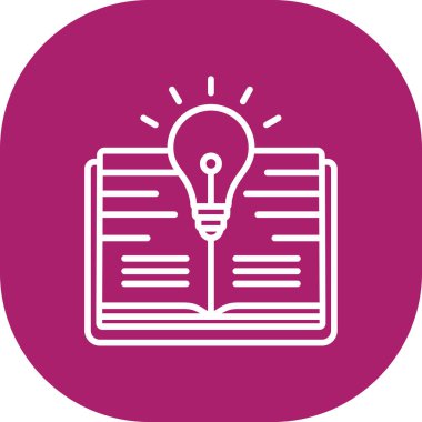 Kitap. Web simgesi vektör illüstrasyonu