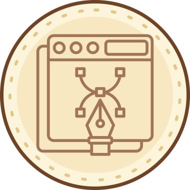 Modern b 'nin vektör illüstrasyonu eksik simgesi