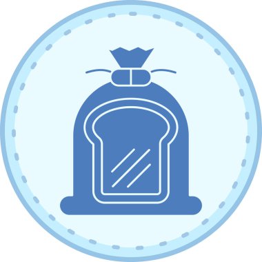 Çanta. Web simgesi basit illüstrasyon