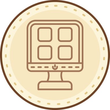 Modern b 'nin vektör illüstrasyonu eksik simgesi