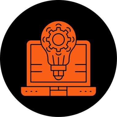 Fikir simgesi vektör illüstrasyonu