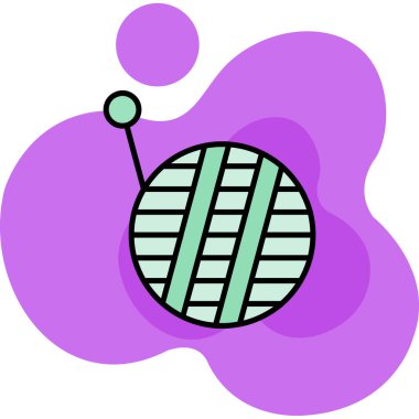 Gezegen ikonu vektör illüstrasyonu