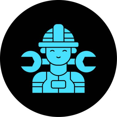 vektör itfaiyeci simgesi illüstrasyonu