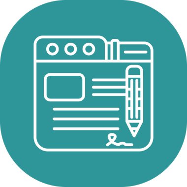 Kağıt yaprağının basit tasarımının web simgesi