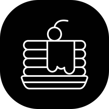 Bebeğim. Web simgesi basit illüstrasyon