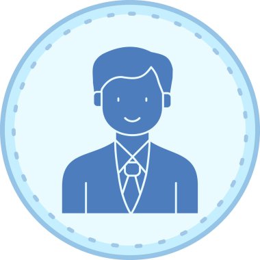 avatar. Web simgesi basit illüstrasyon